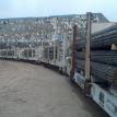 Steel Bundles on Flatbed Rails